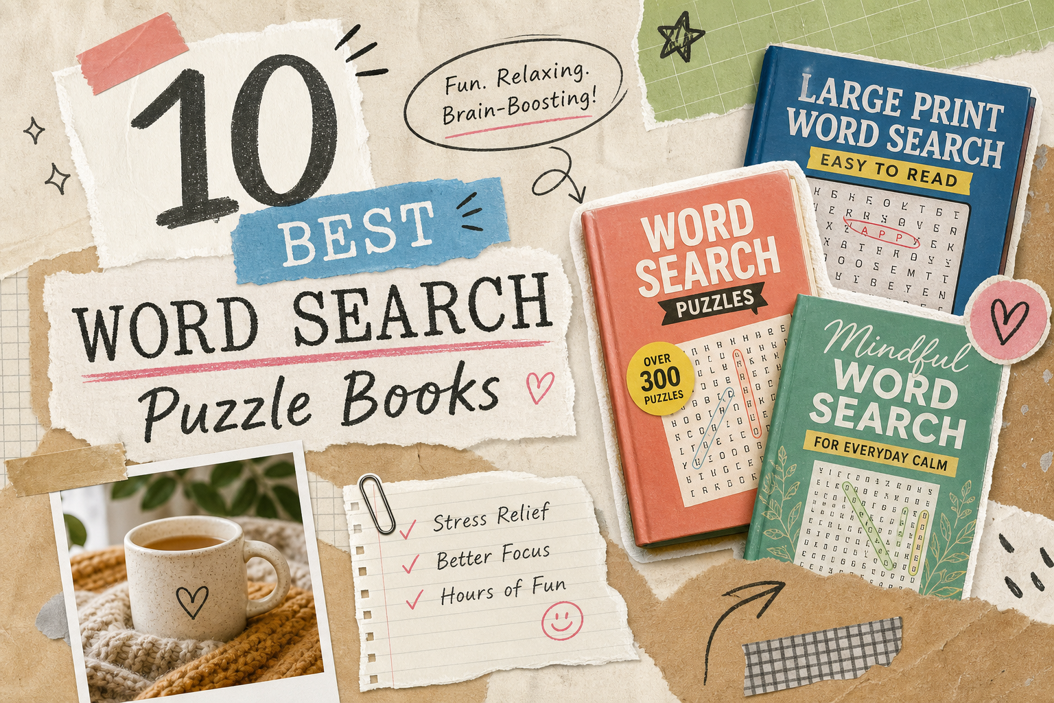 10 Best Word Search Puzzle Books on Amazon (2026)