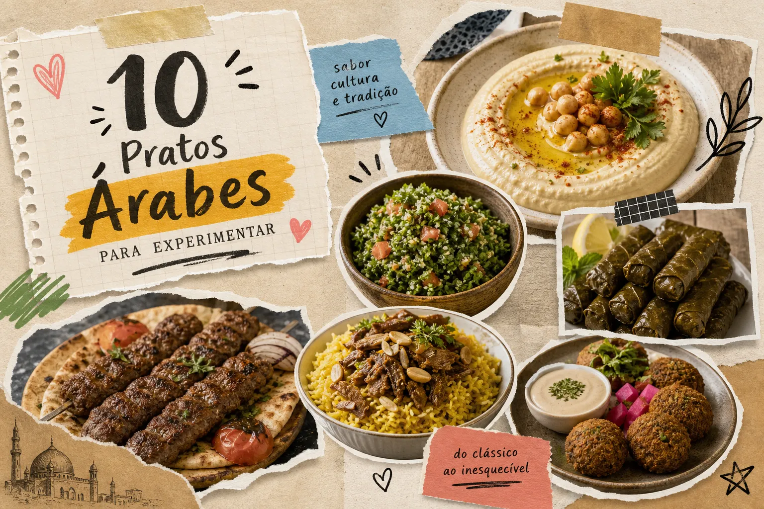 10 Pratos Essenciais Para Pedir em Restaurante Árabe