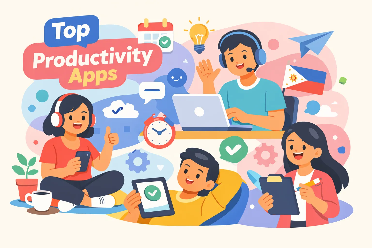 12 Free Productivity Apps Filipino Remote Workers Swear By