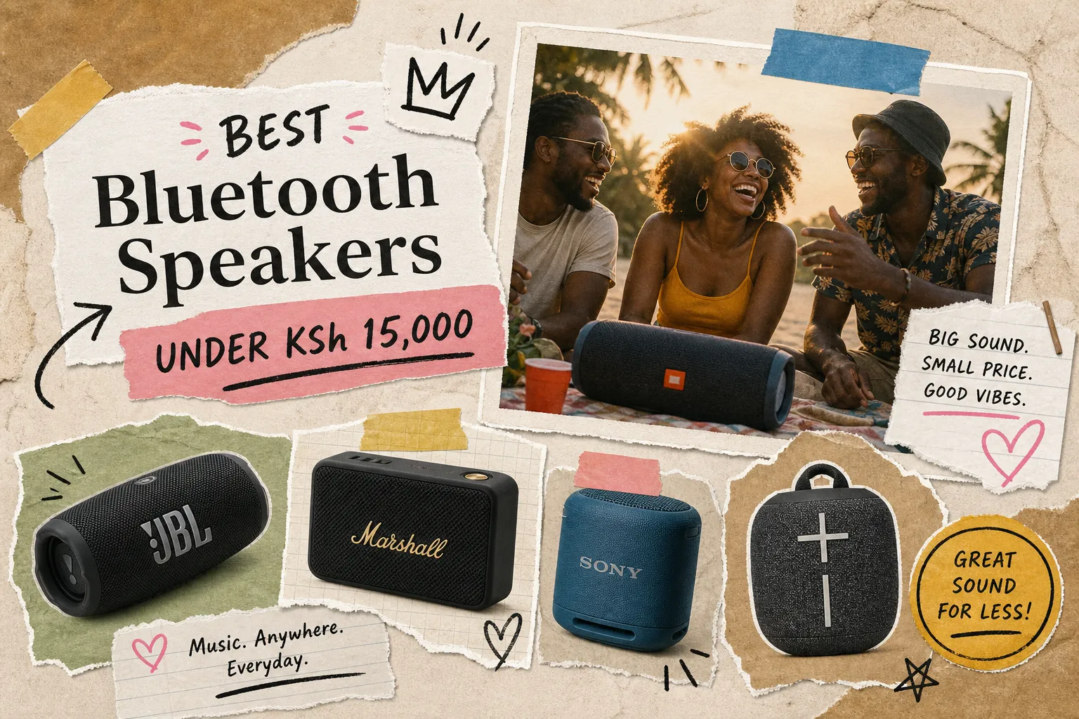 Best Bluetooth Speakers Under KSh 15,000 in Kenya