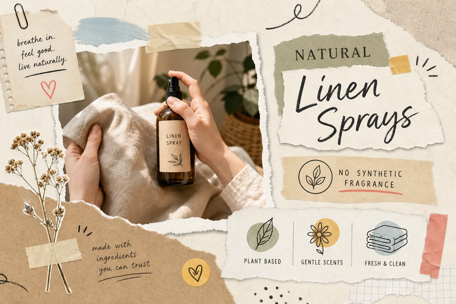 Best Natural Linen Sprays Without Synthetic Fragrance