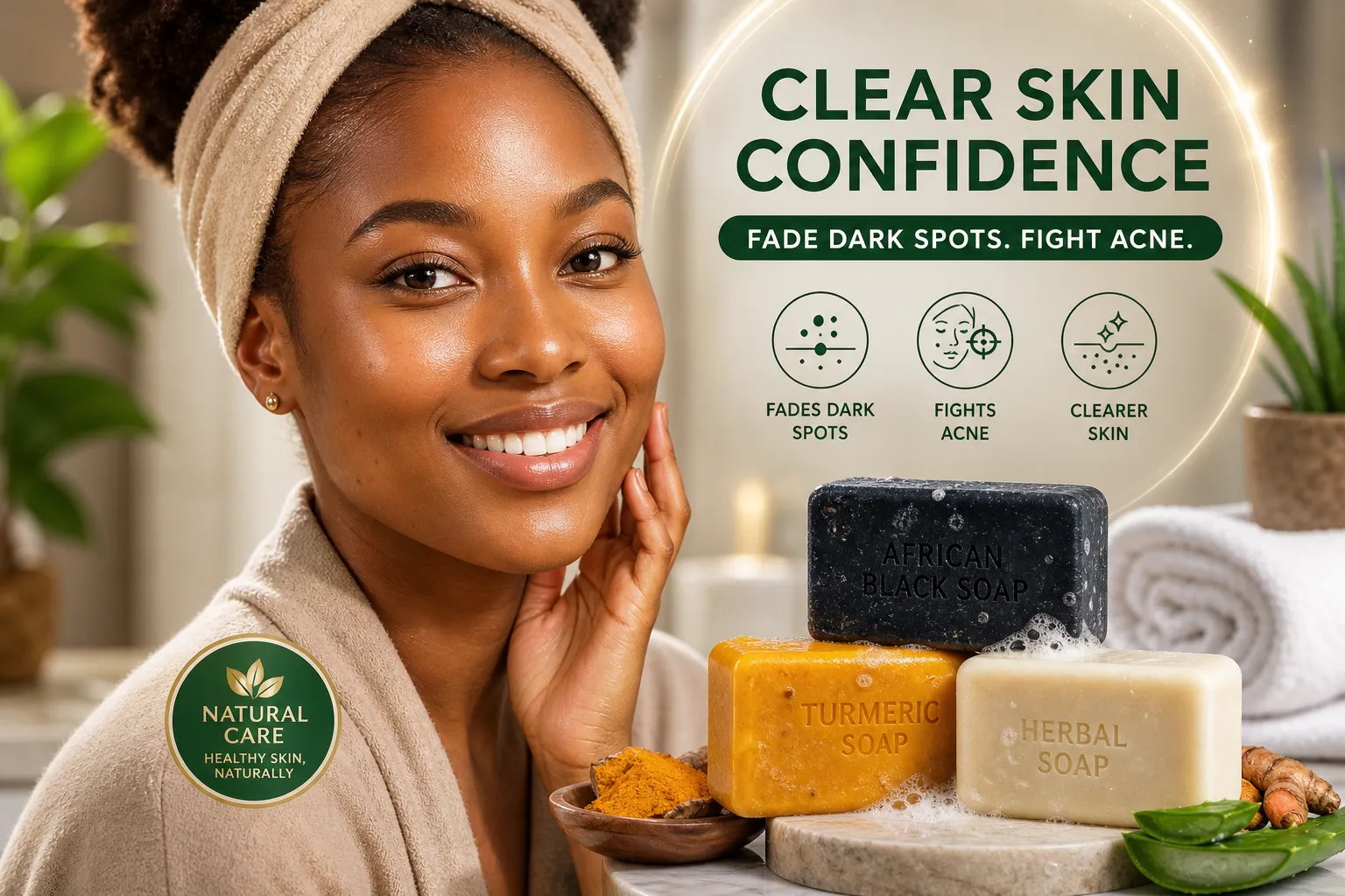 Best soaps to clear dark spots and acne on Nigerian skin