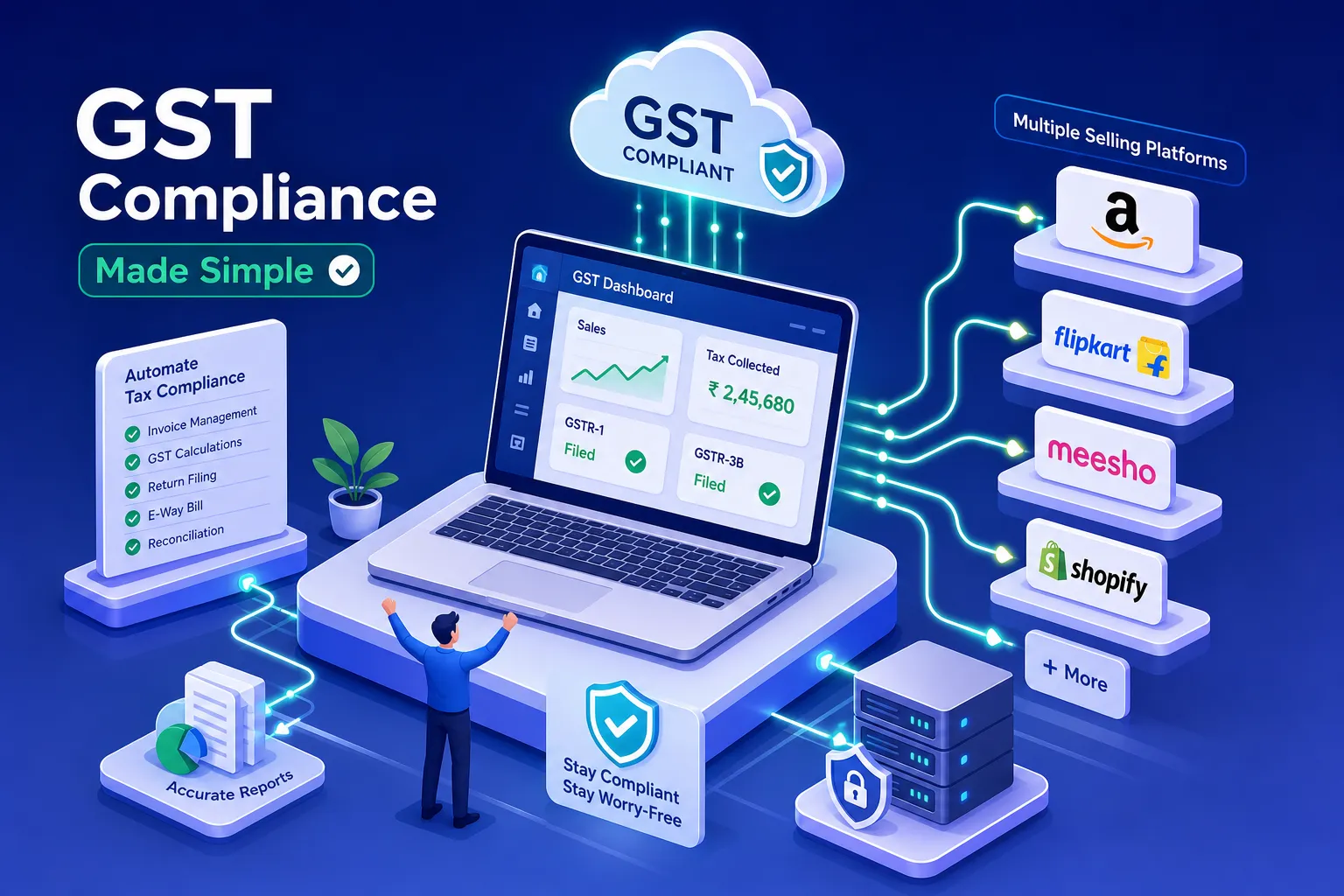 Best Software for GST Compliance on Multiple Selling Platforms