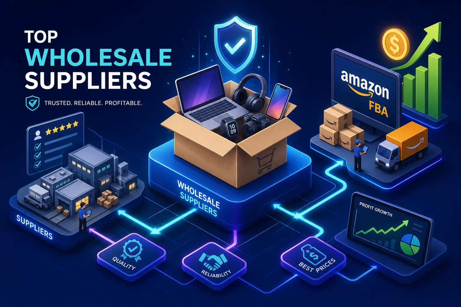 Best Wholesale Electronics Suppliers for Amazon FBA (2026)