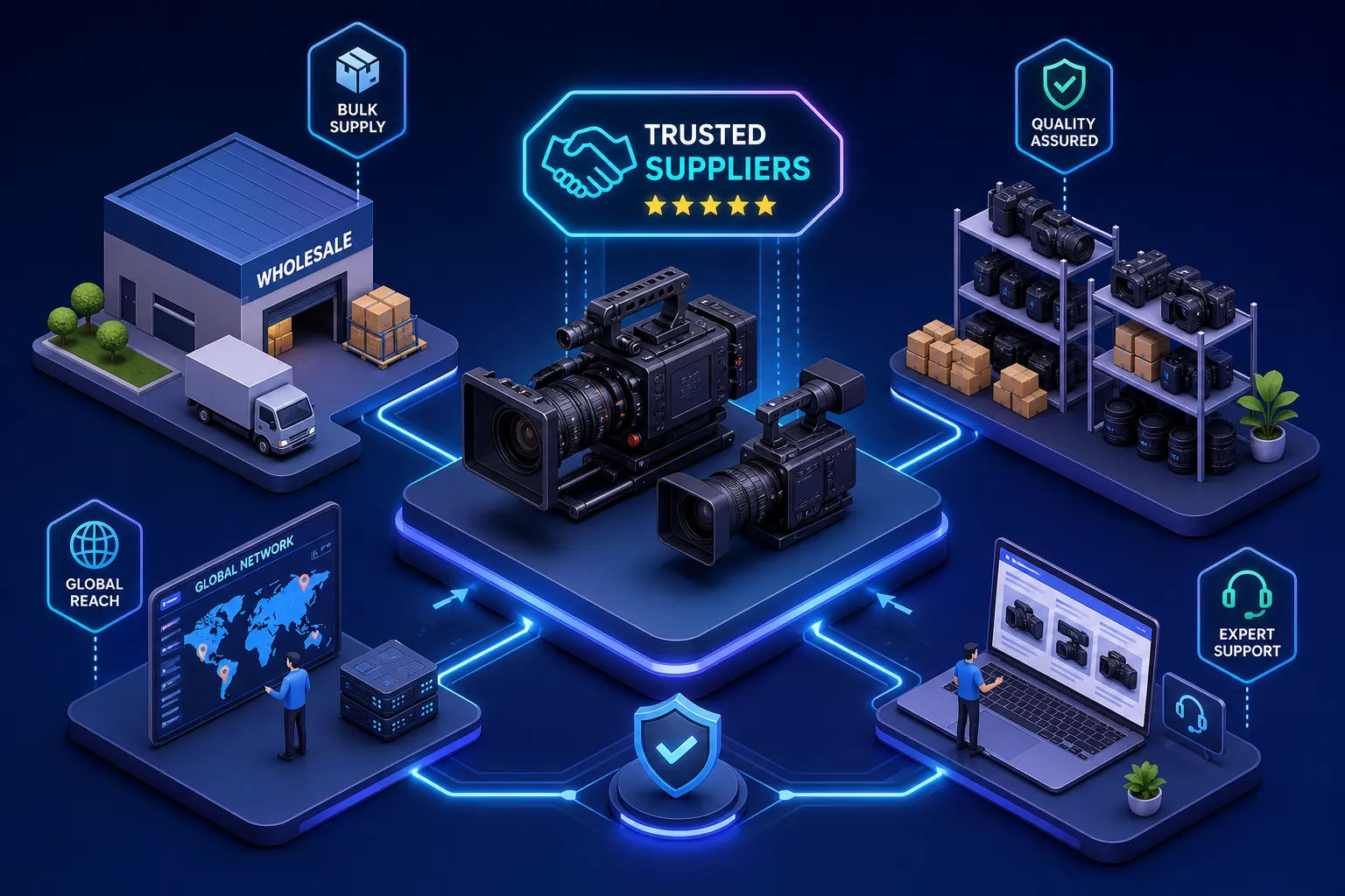 Best Wholesale Suppliers for Broadcast & Cinema Cameras