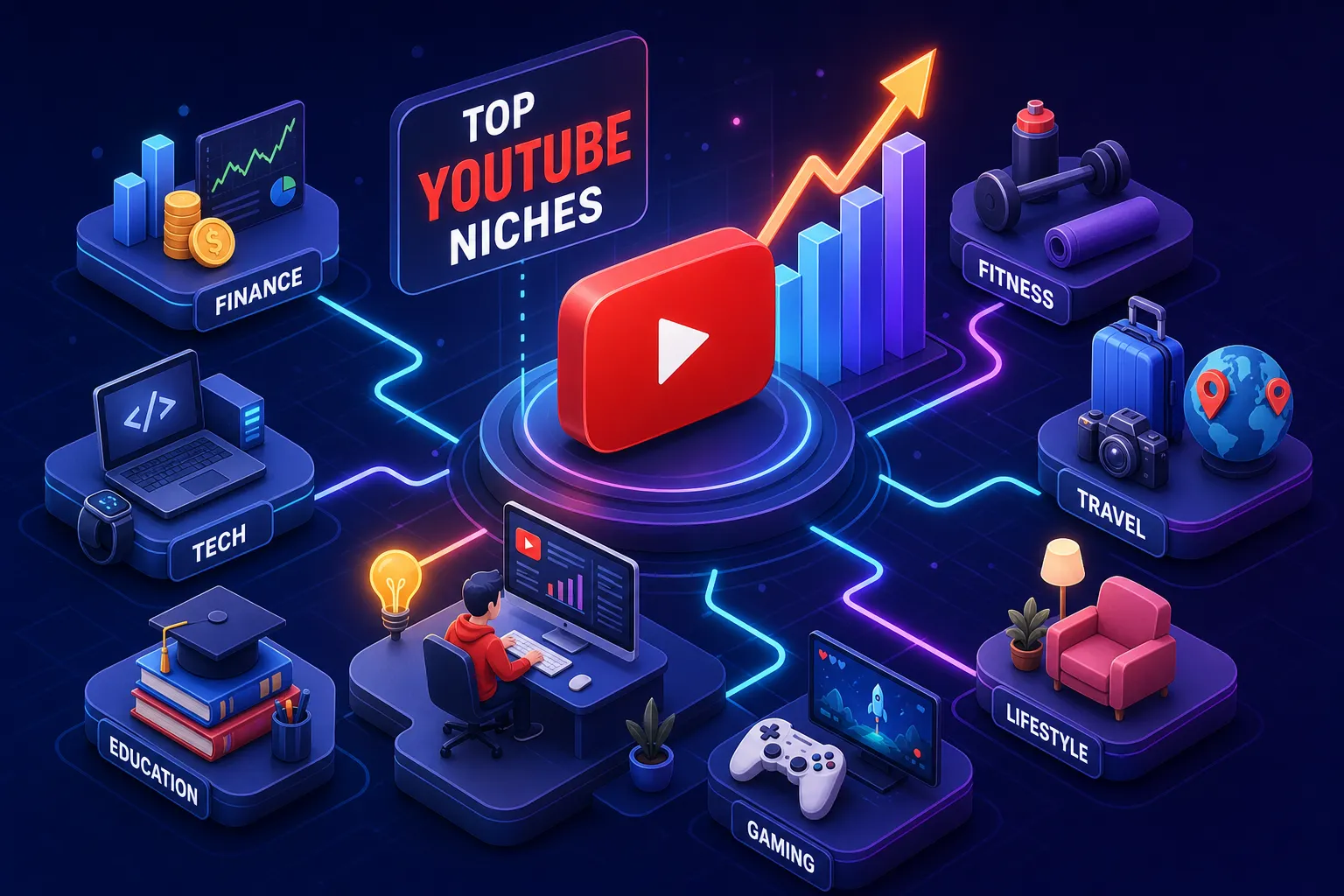 Best YouTube Niches in 2026 for New Creators