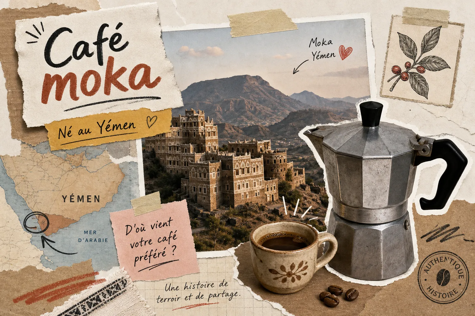 Café moka : l'histoire vraie de son origine yéménite