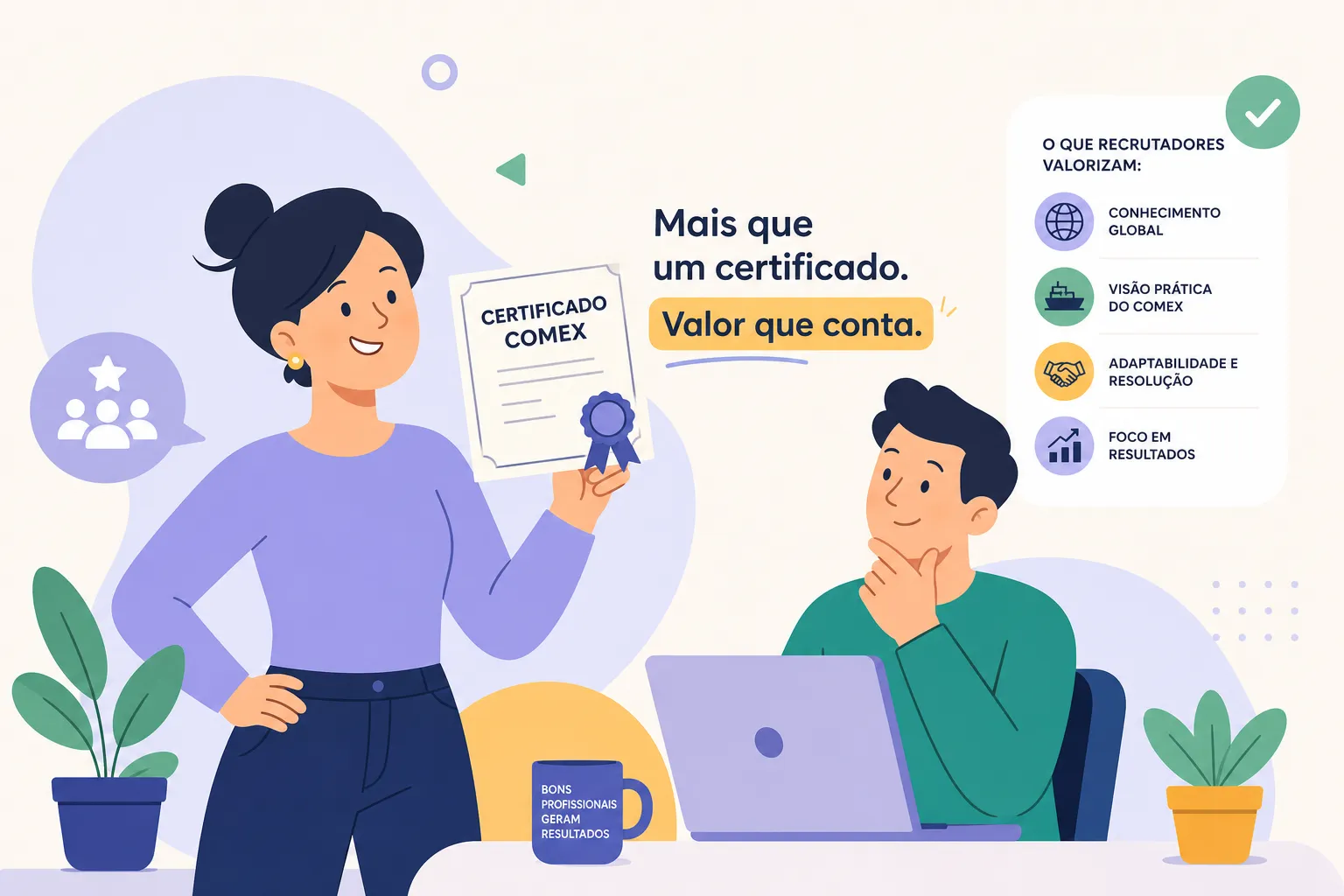 Certificado em comex: o que recrutadores realmente valorizam