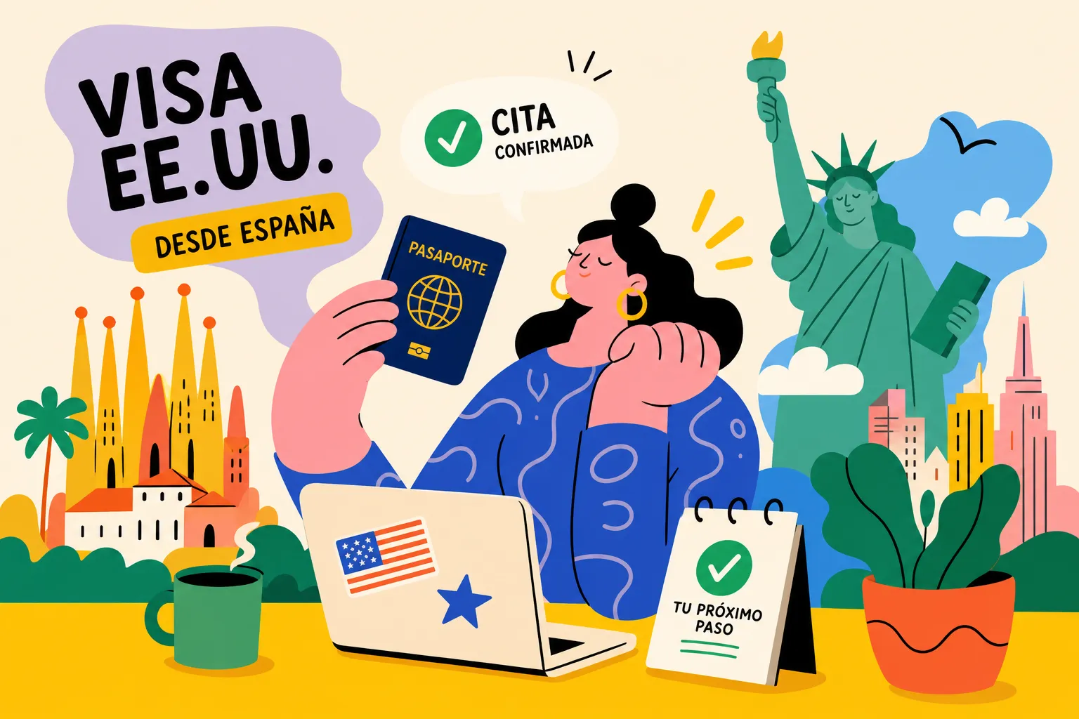 Cita para la visa de EE.UU. desde España: guía 2026 en Madrid y Barcelona