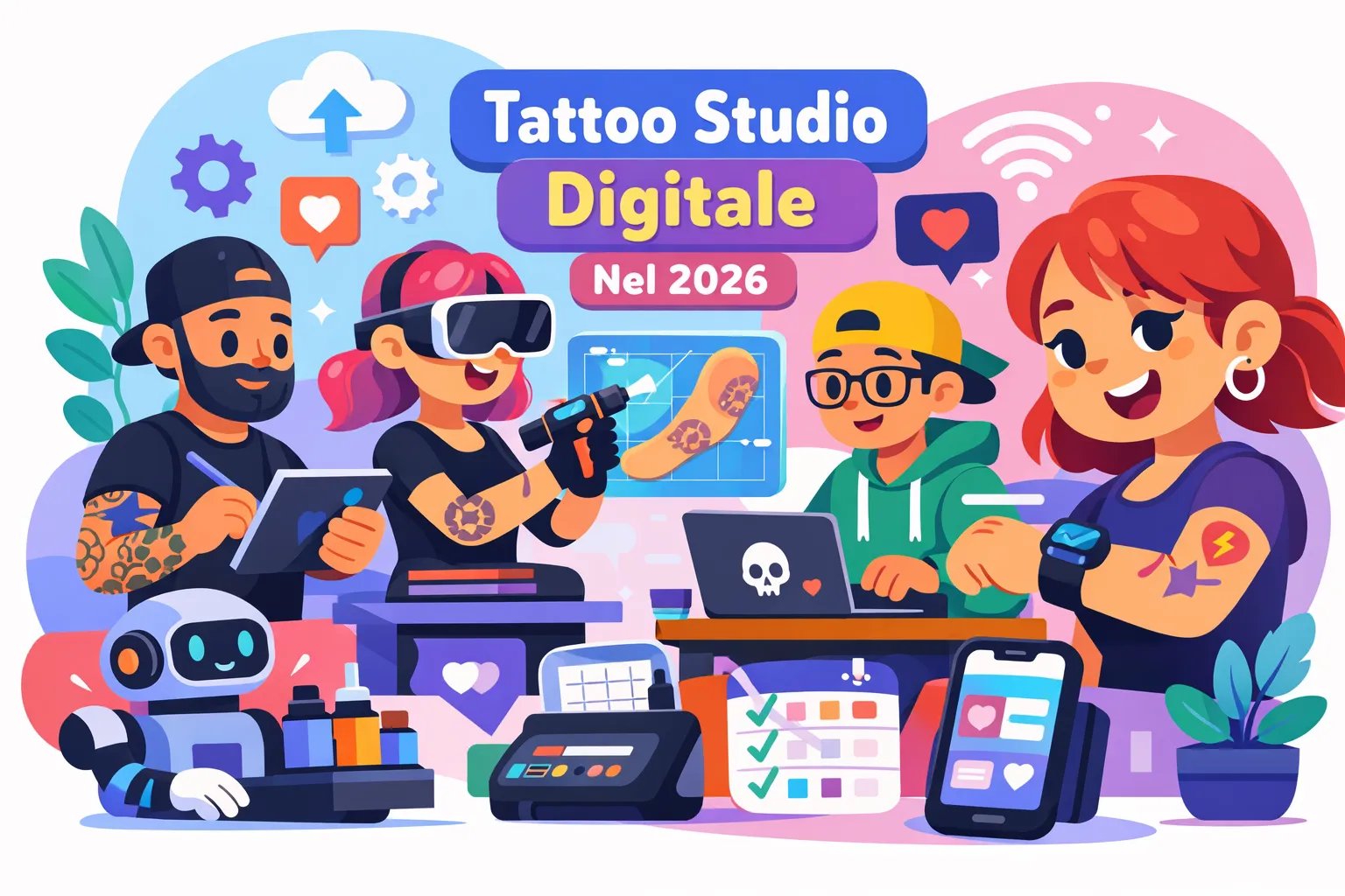 Come digitalizzare il tuo studio di tatuaggi nel 2026