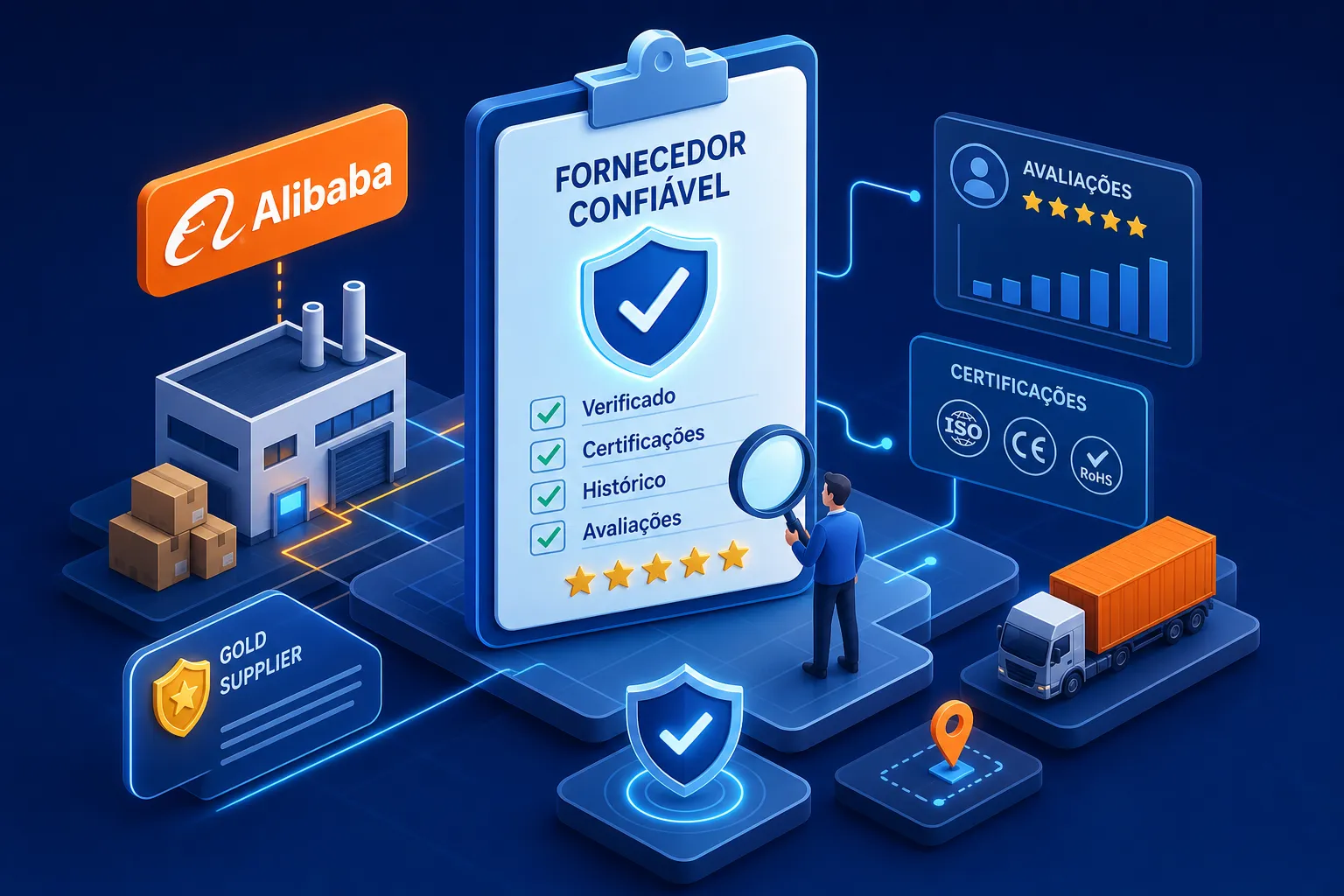 Como verificar um fornecedor confiável no Alibaba Como verificar um fornecedor confiável no Alibaba