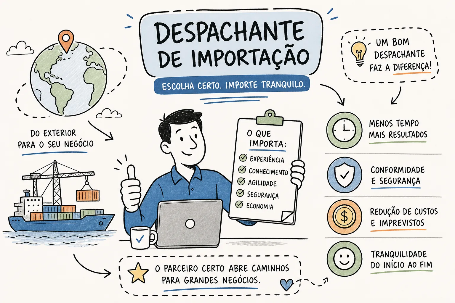 Contratar despachante de importação: guia prático 2026