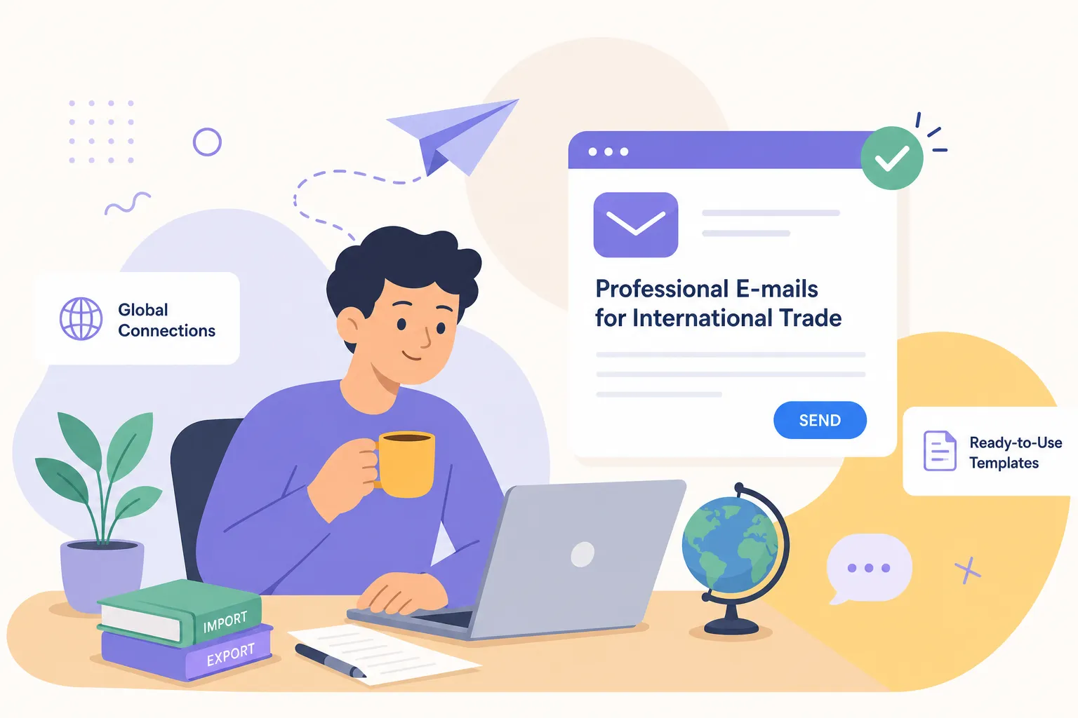 E-mails em inglês para comex: modelos prontos para enviar