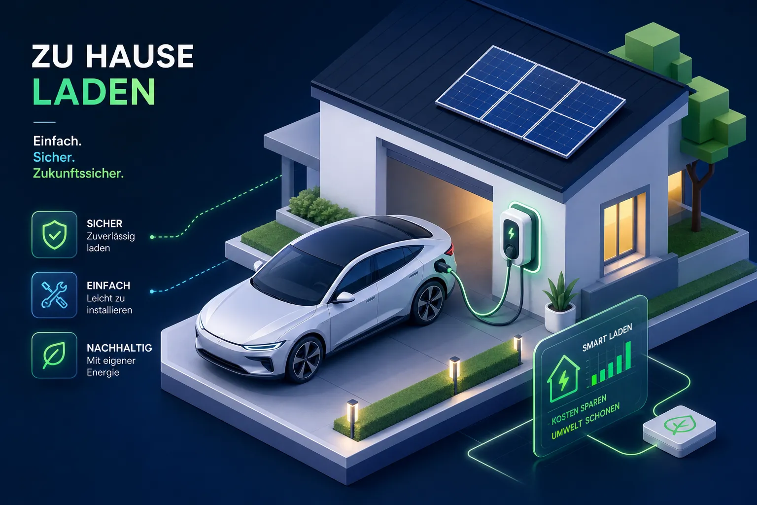Elektroauto Ladestation zu Hause installieren – So geht's