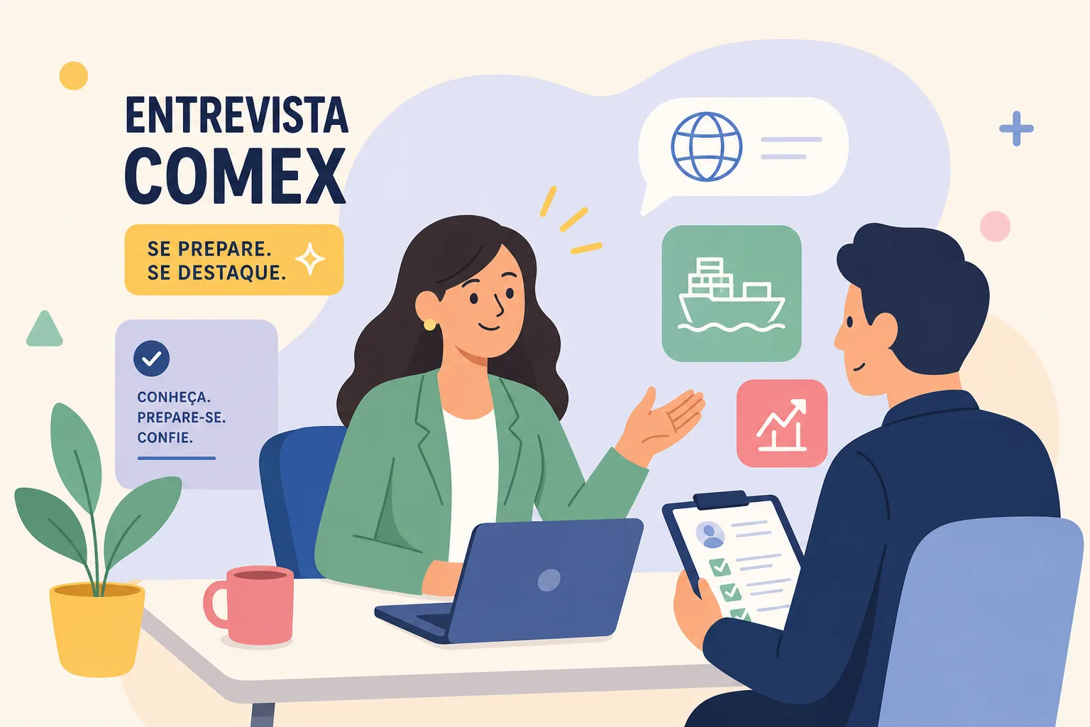 Entrevista de Comex: o guia para se destacar na seleção