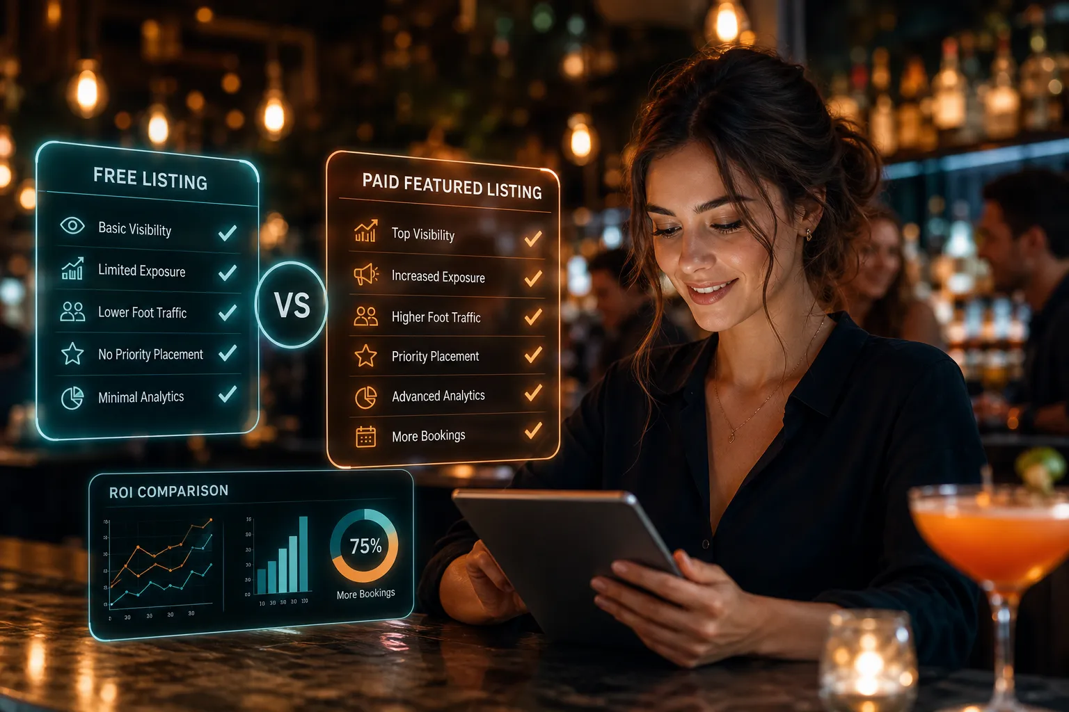Featured Bar Listings on Local Apps: Is the ROI Real?