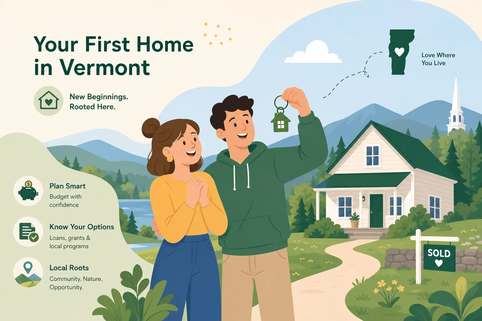 First-Time Home Buyer in Vermont: What You Need to Know