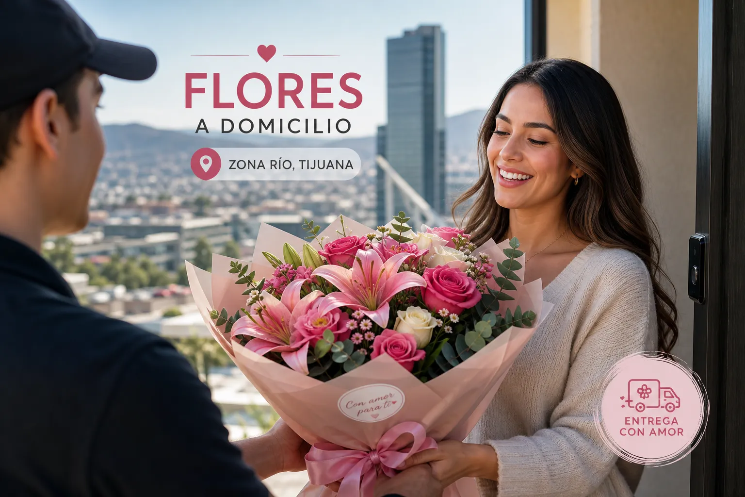 Flores a domicilio en Zona Río, Tijuana: opciones y precios