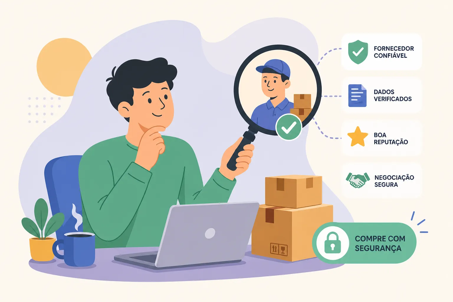 Fornecedor confiável na importação: como verificar antes de pagar
