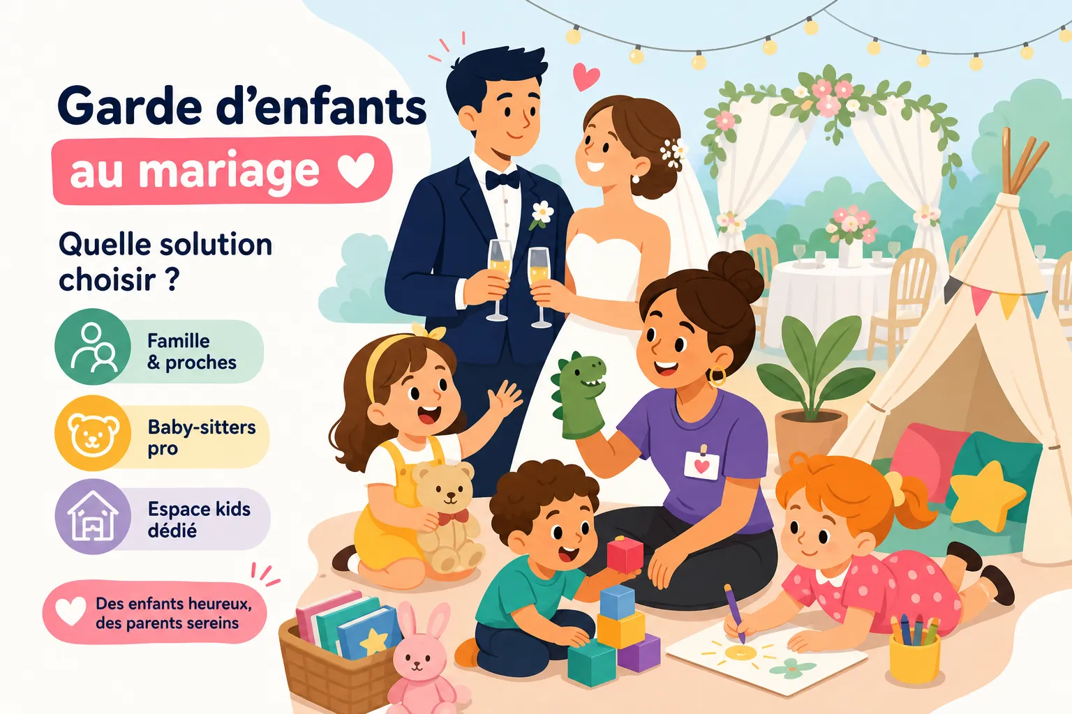 Garde Enfants Mariage : Quelle Solution Choisir ?
