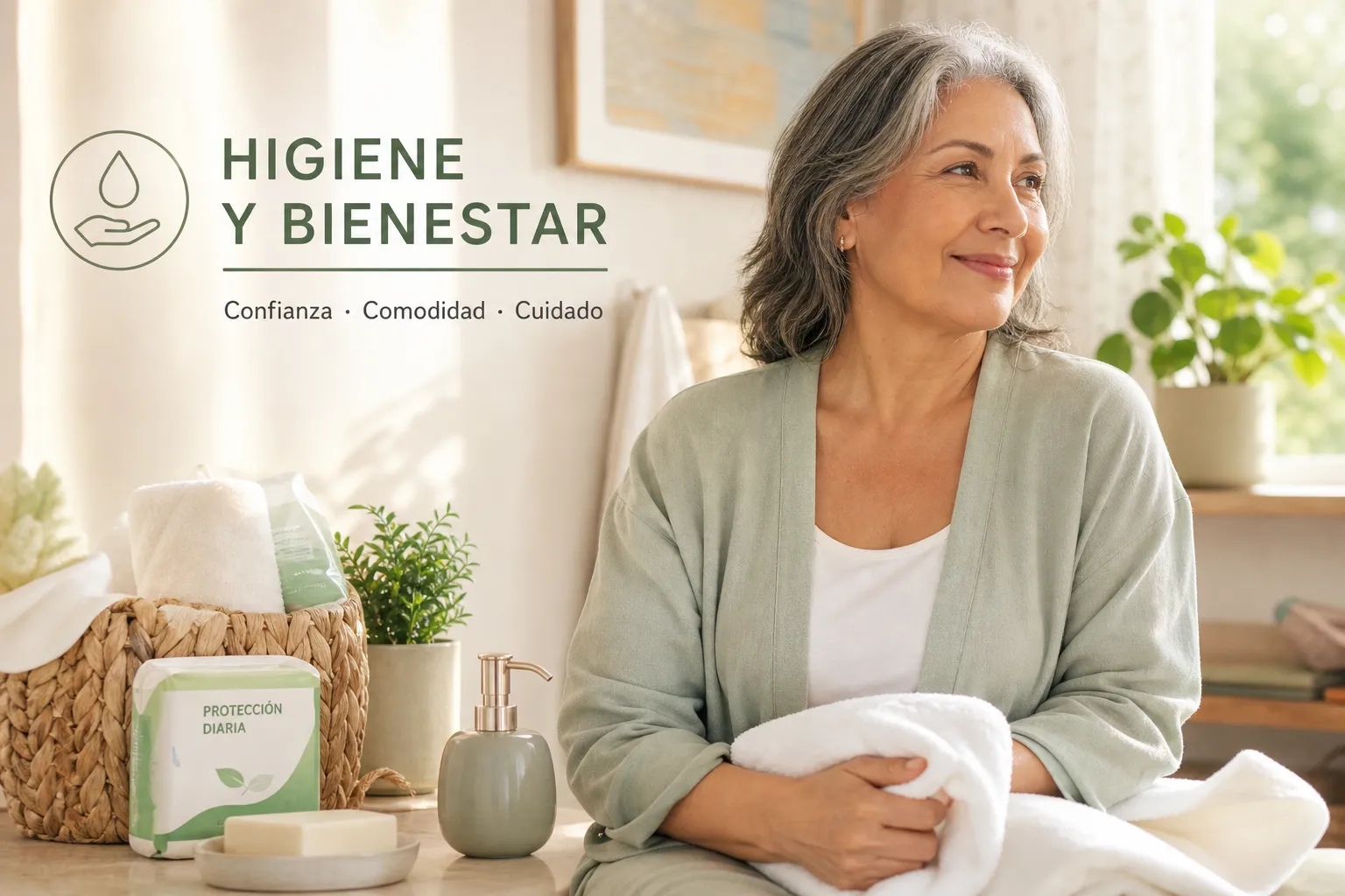 Guía de higiene para adultos con incontinencia urinaria