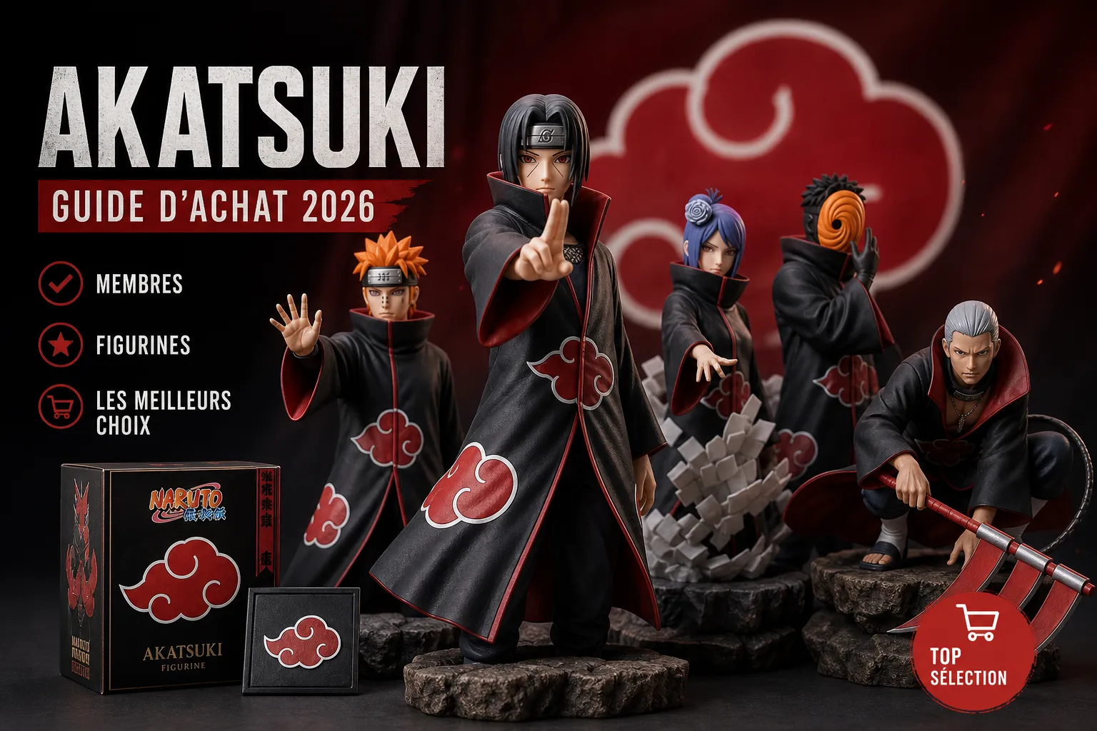 Guide des figurines membres Akatsuki : lesquelles acheter en 2026