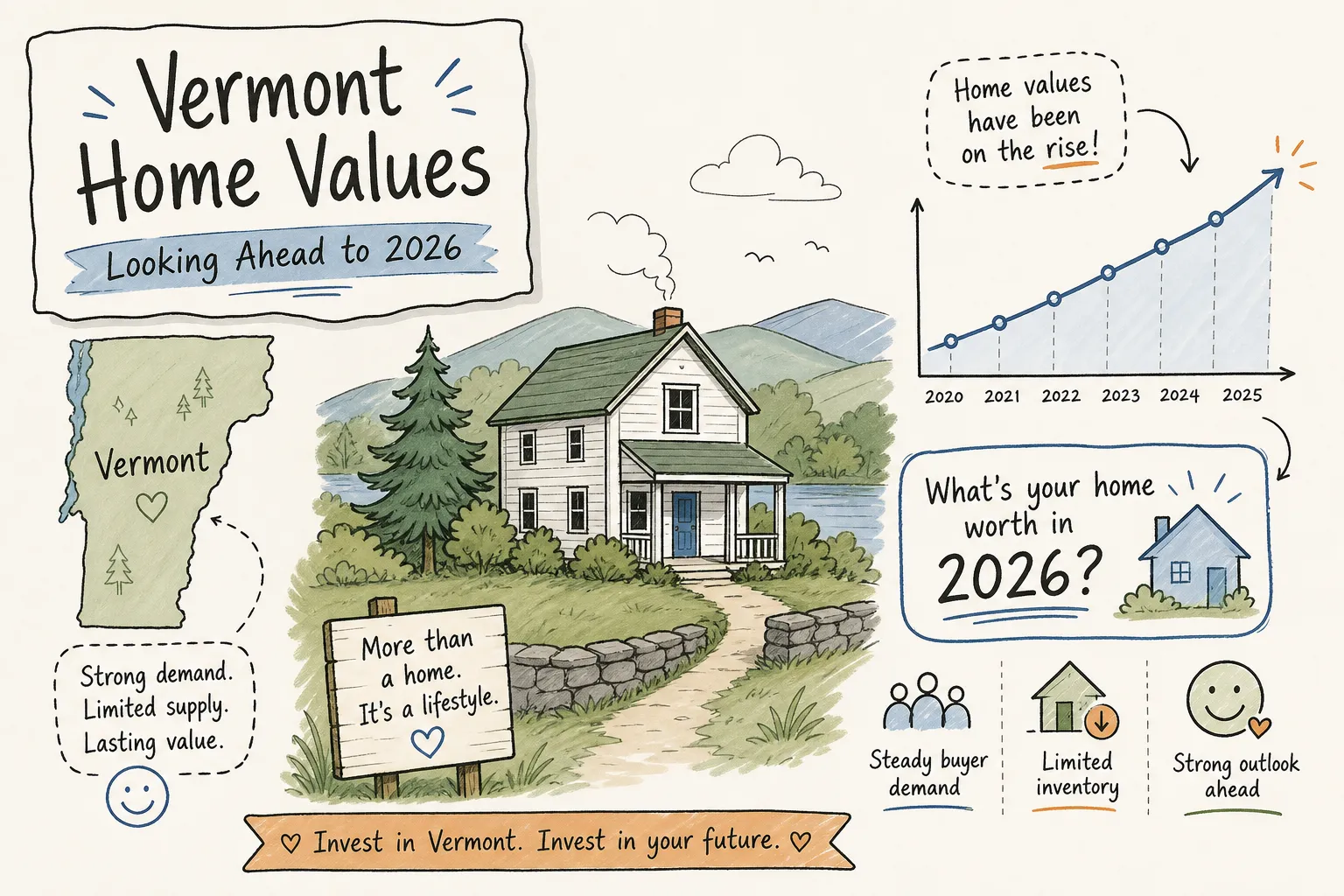 Home pricing in Vermont: what your house is worth in 2026