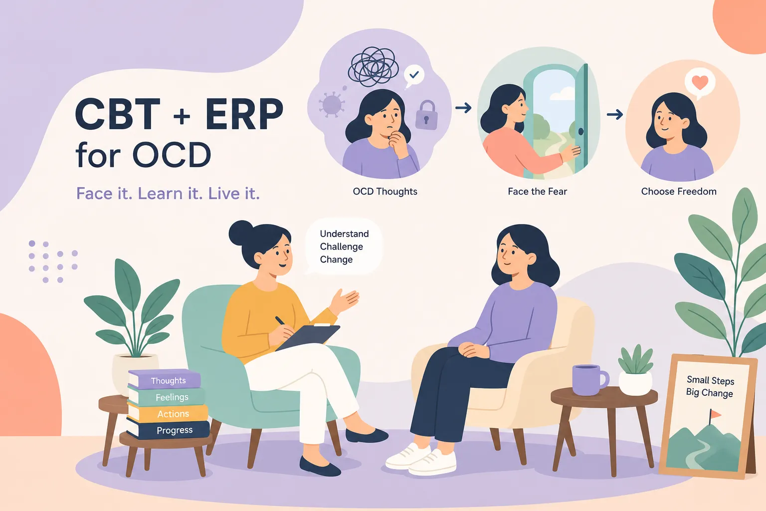 How CBT and Exposure and Response Prevention Work for OCD: What to Expect in Therapy