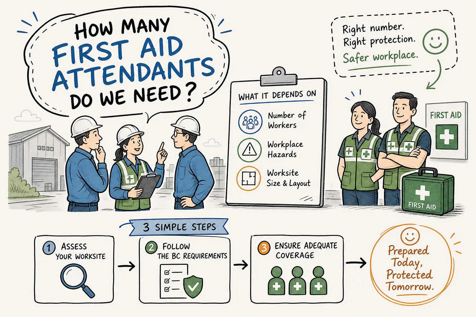 How Many First Aid Attendants Does a BC Worksite Need? A Step-by-Step Guide