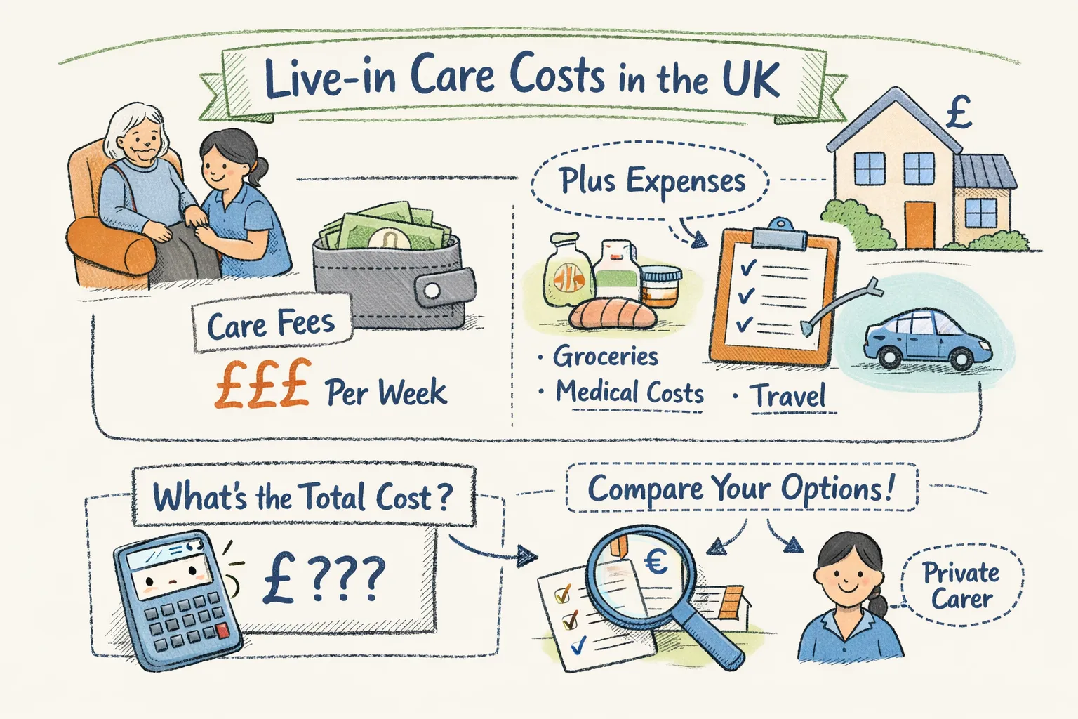 How Much Does Live-in Care Really Cost in the UK in 2026?