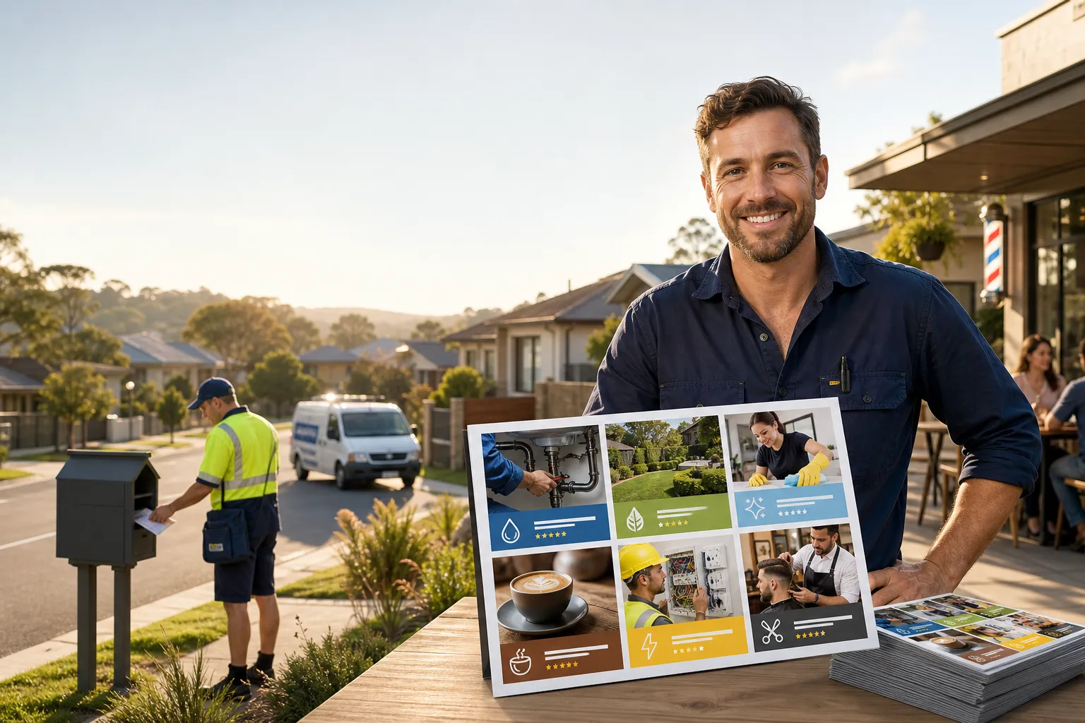 How shared postcard advertising works for local businesses