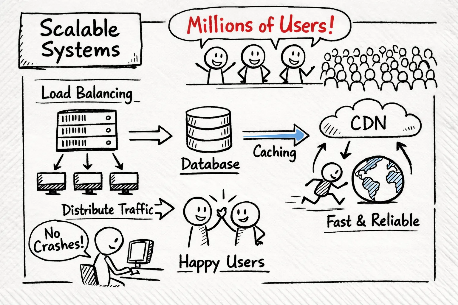 How to Design Systems That Handle Millions of Users