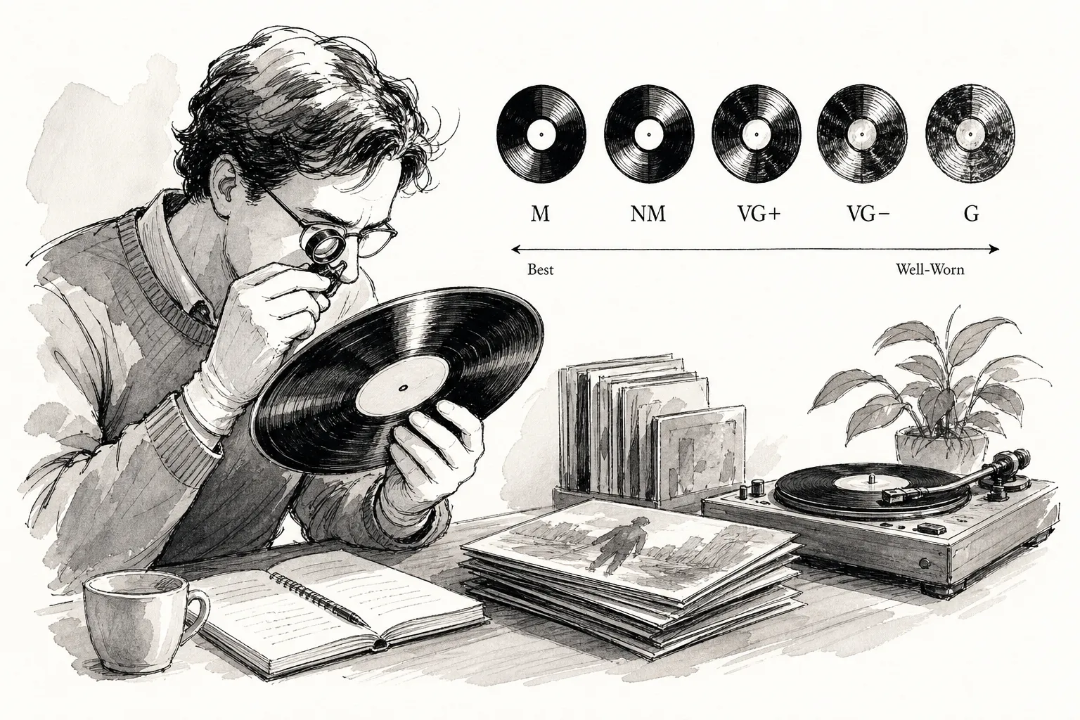 How to grade vinyl records: M to G explained for beginners