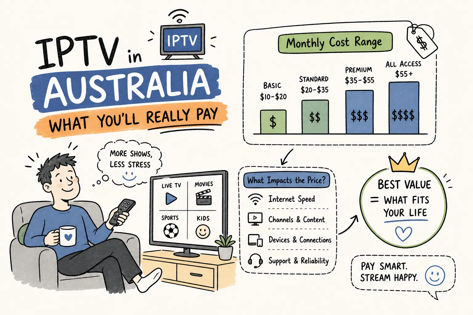 IPTV costs in Australia: what you’ll really pay in 2026