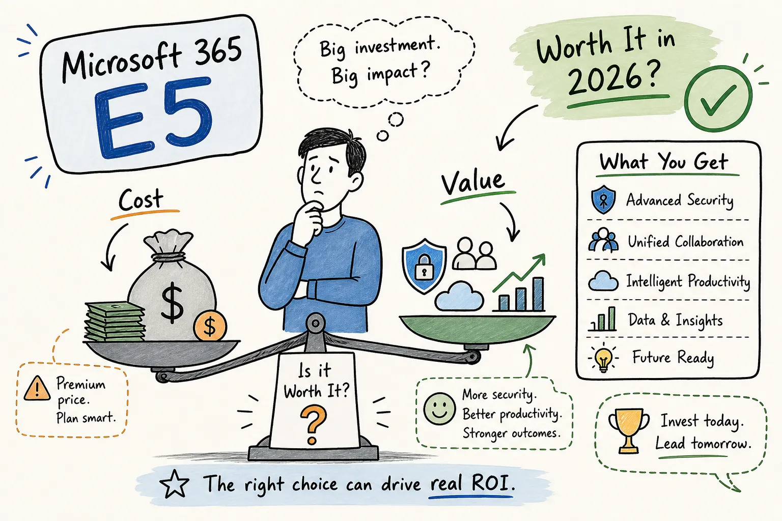 Is Microsoft 365 E5 Worth It? A 2026 Cost Breakdown