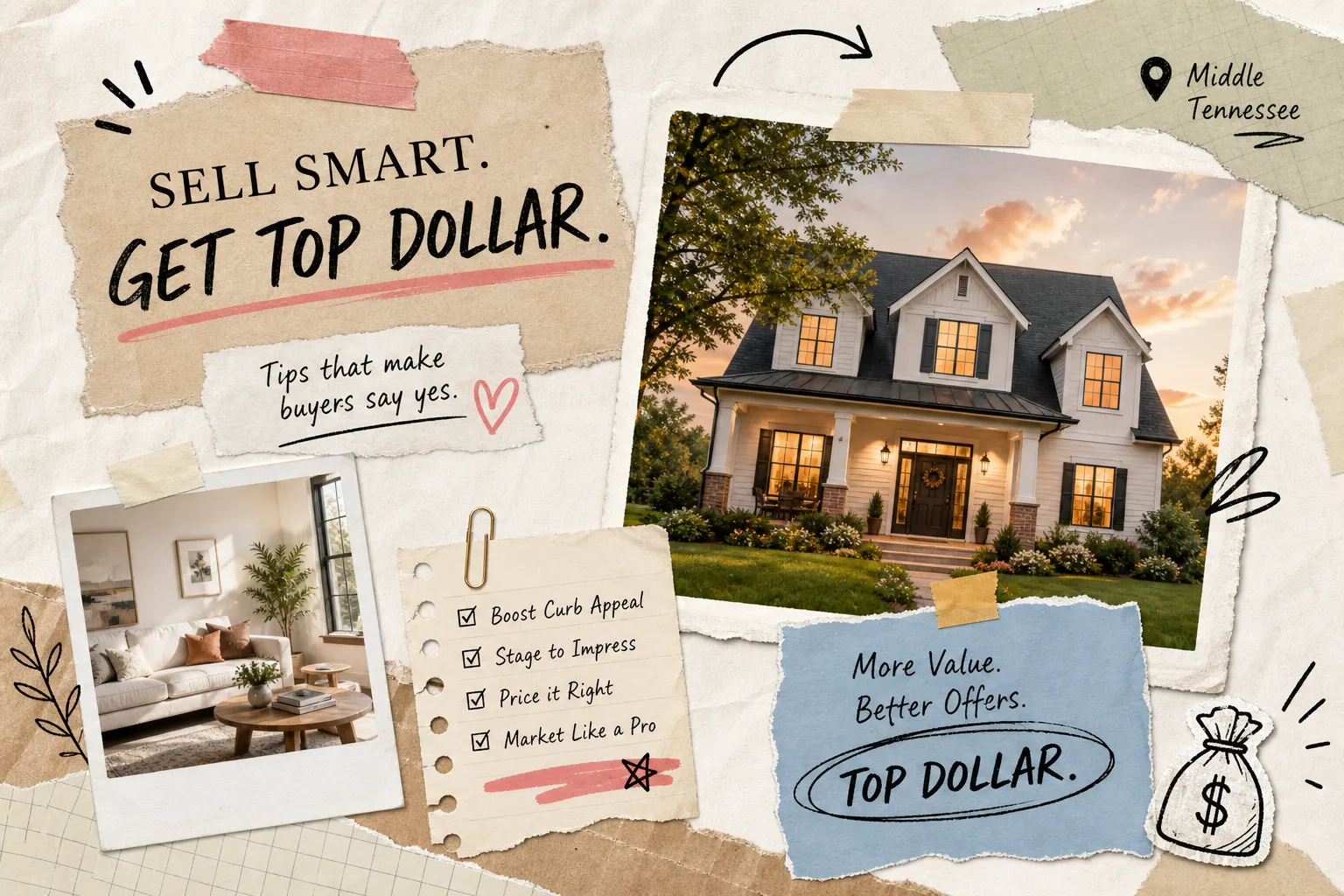 Middle Tennessee Home Selling Tips to Get Top Dollar
