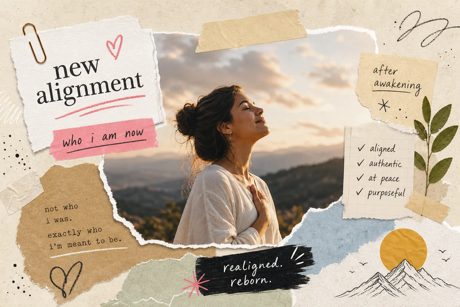 New identity alignment after a spiritual awakening