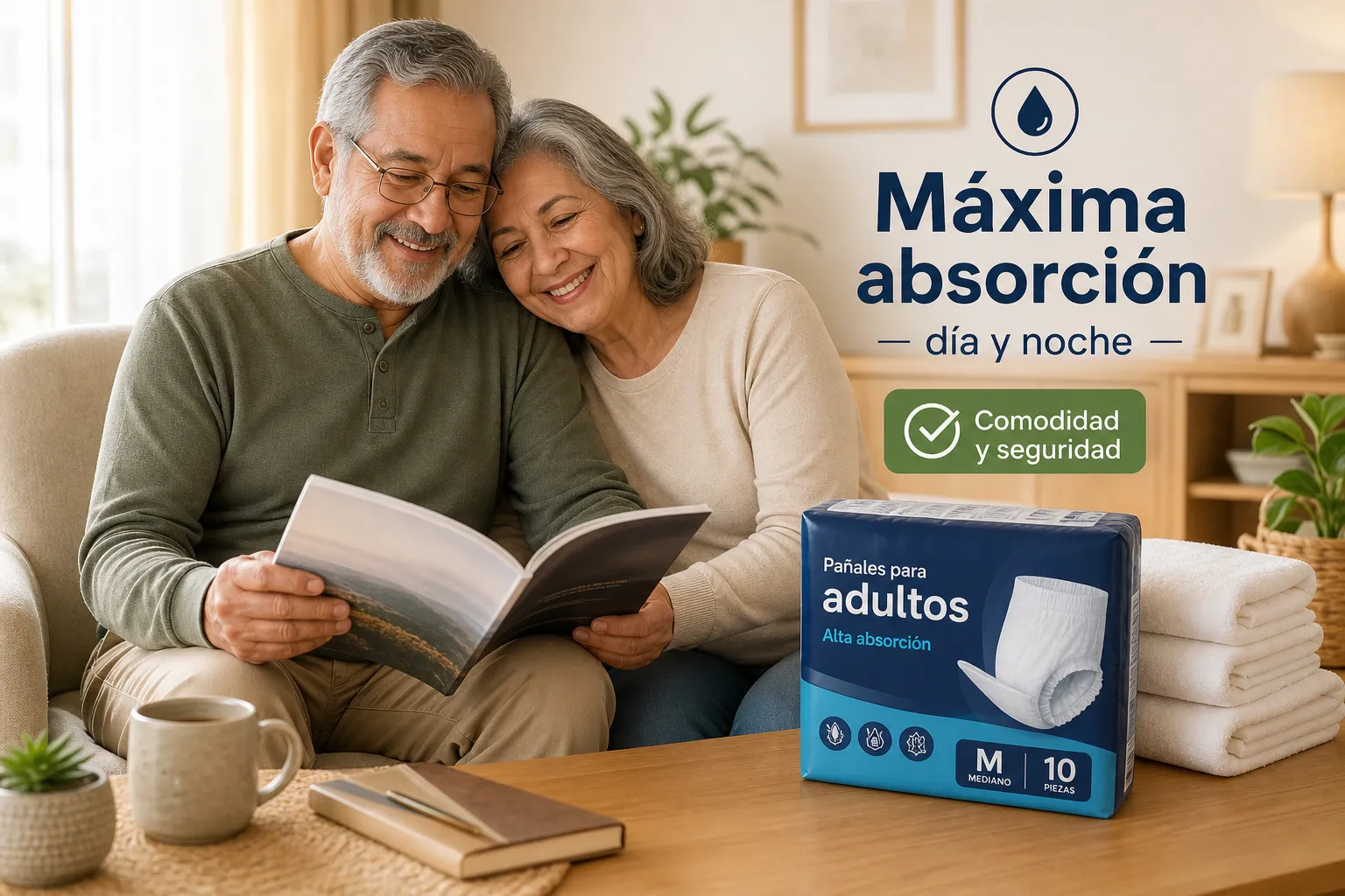 Pañales para adultos con alta absorción: guía México 2026