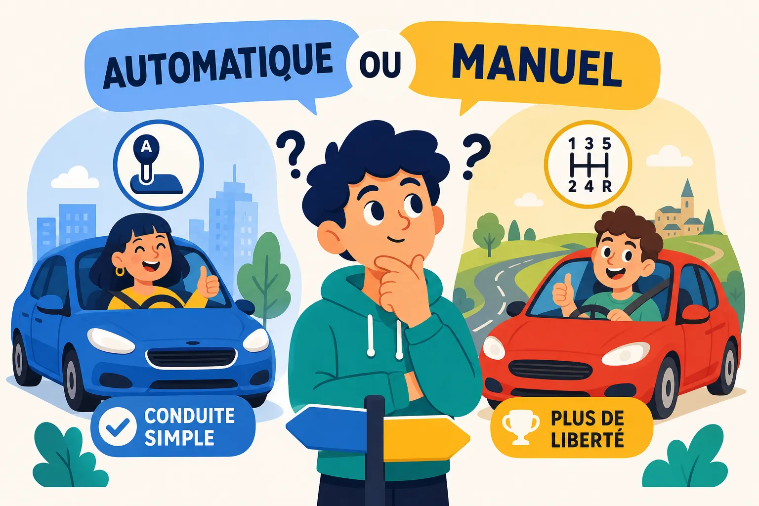 Permis Automatique ou Manuel : Lequel Choisir en France ?