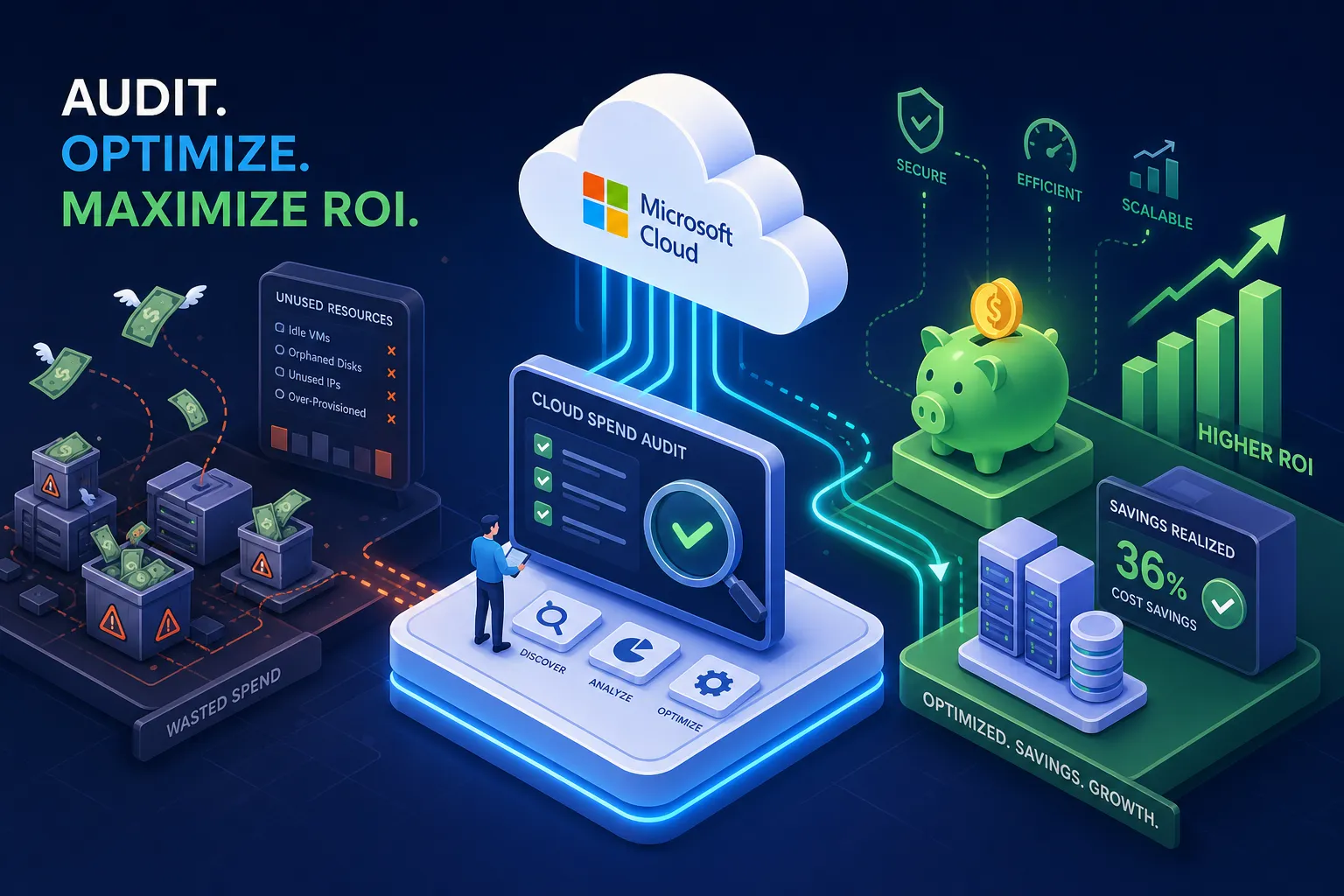 Realistic ROI From Auditing Your Microsoft Cloud Spend