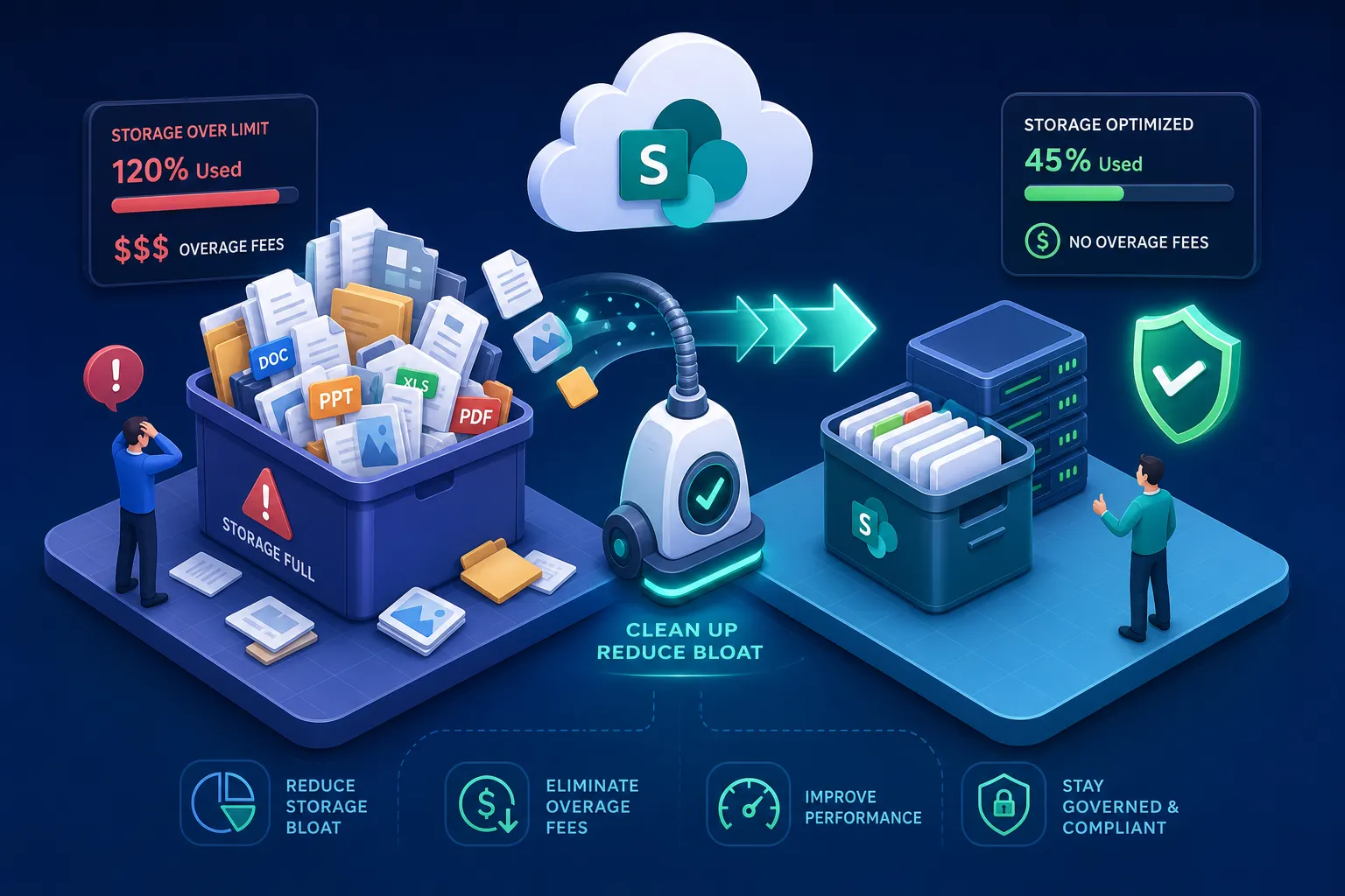 Reduce SharePoint Storage Bloat and Eliminate Overage Fees