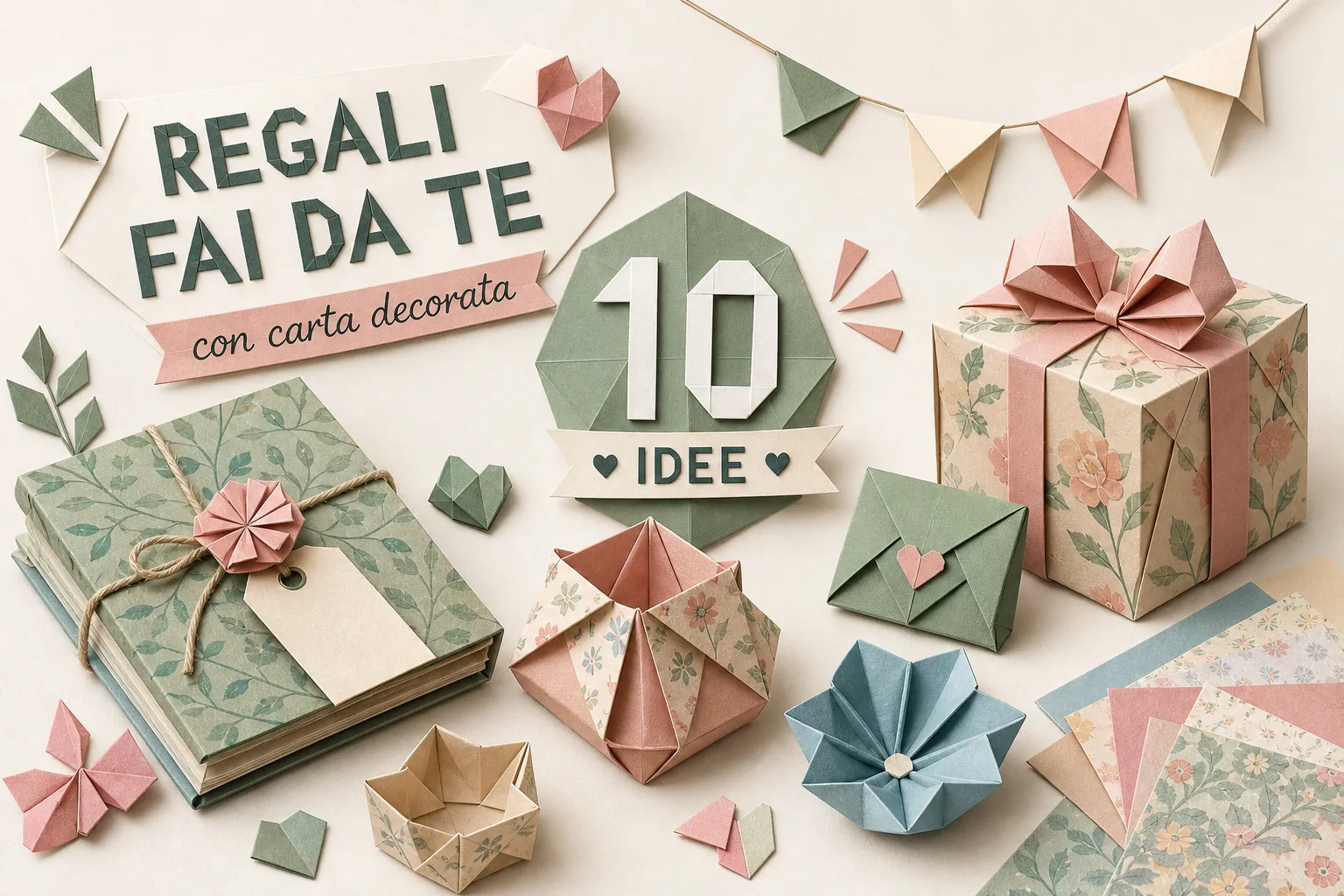 Regali Fai da Te con Carta Decorata: 10 Idee