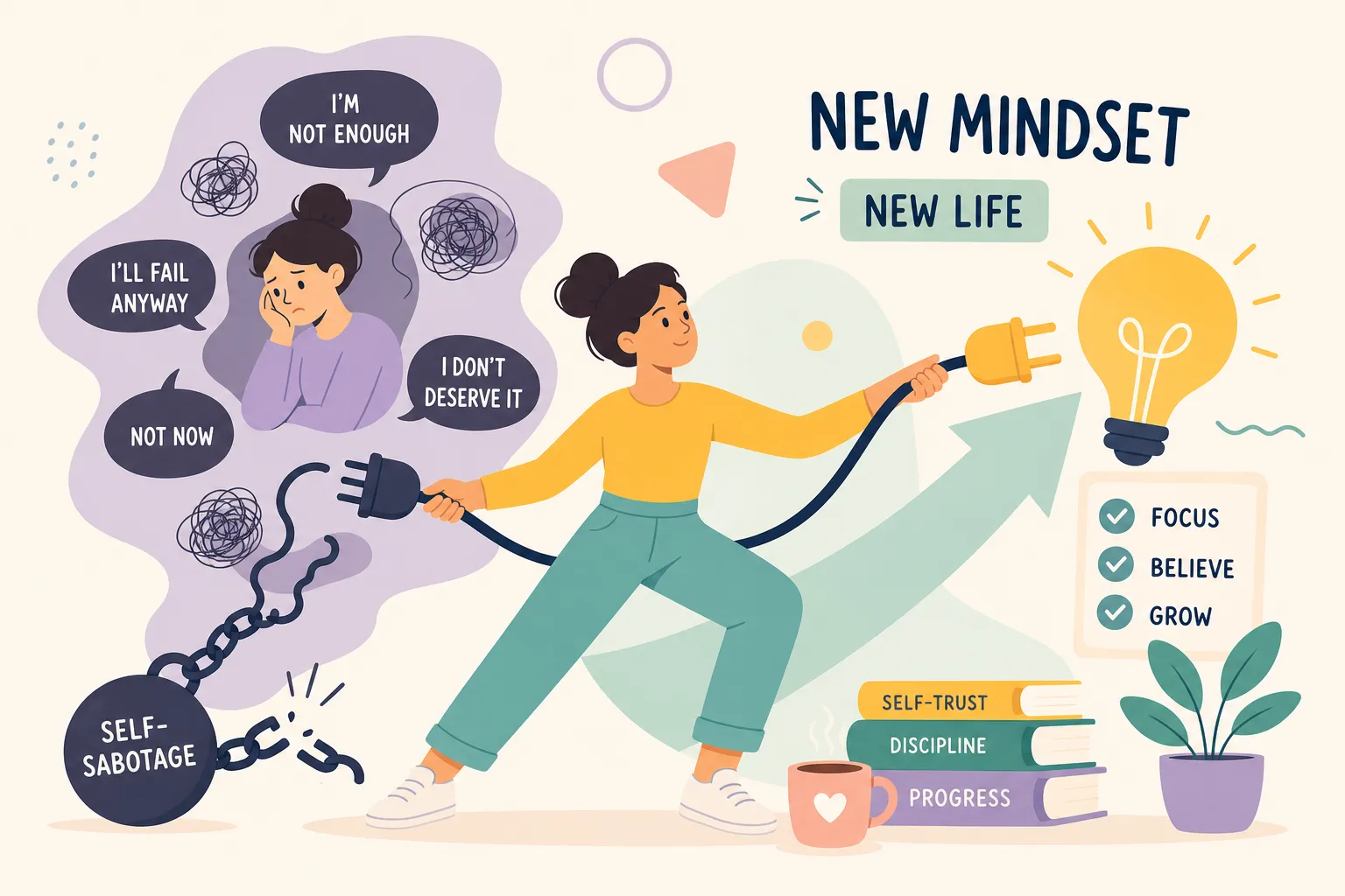Rewire Your Thinking to Finally Stop Self-Sabotage