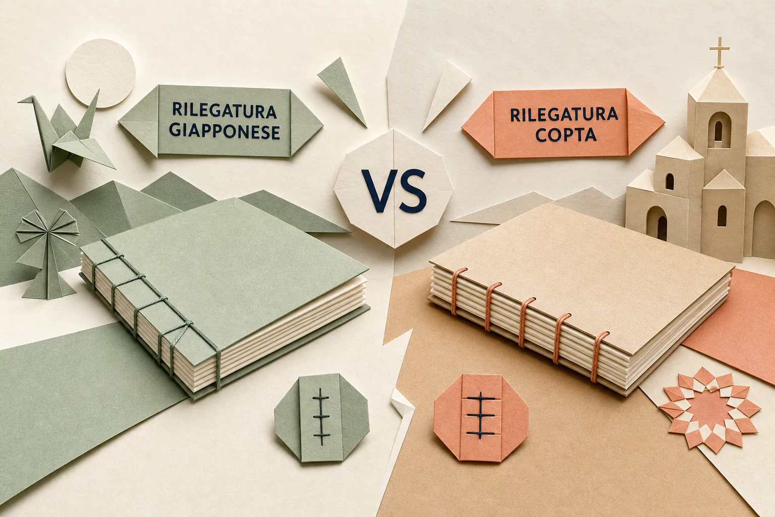 Rilegatura Giapponese vs Copta: Qual è la Differenza?