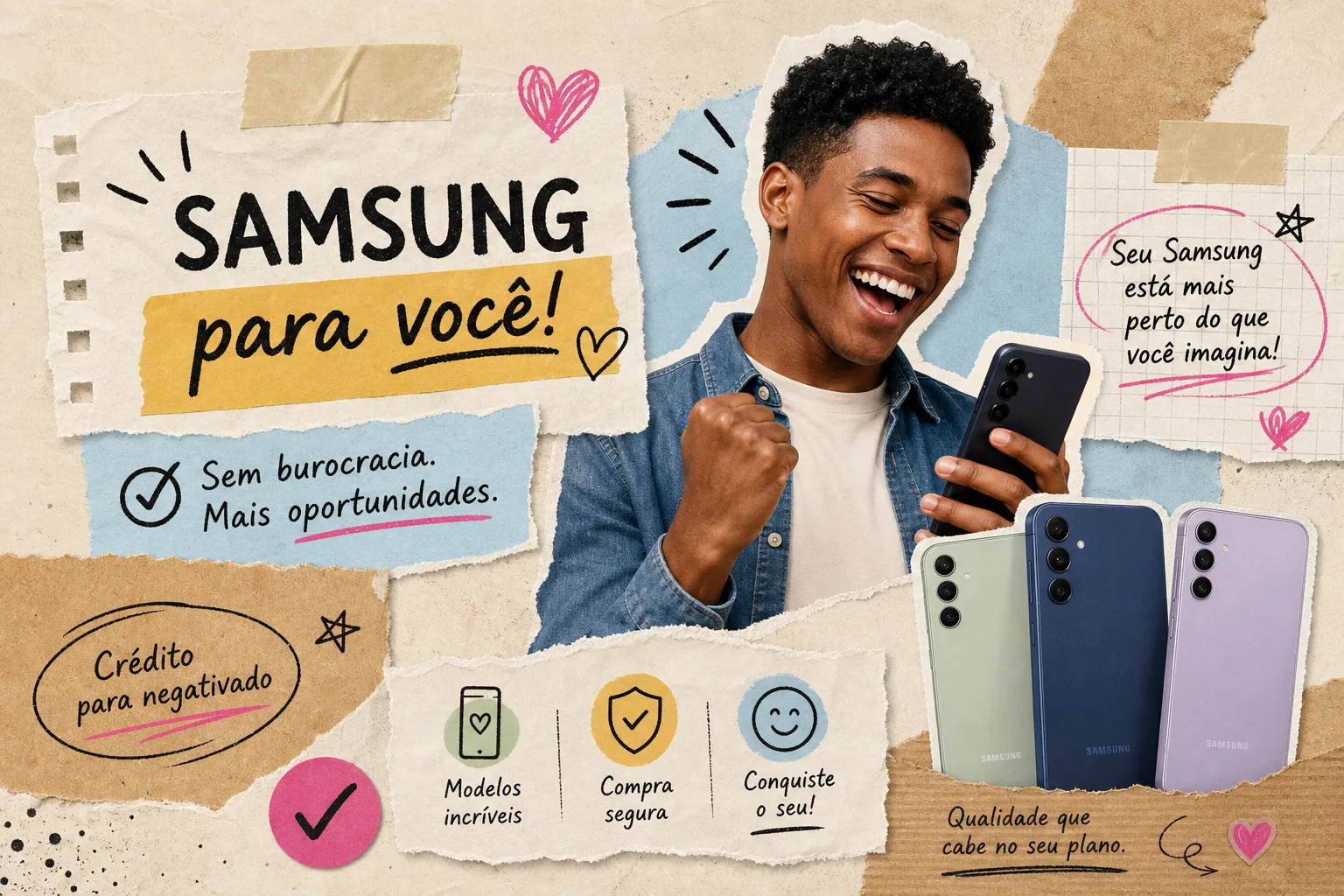 Samsung para negativado: melhores modelos e como comprar
