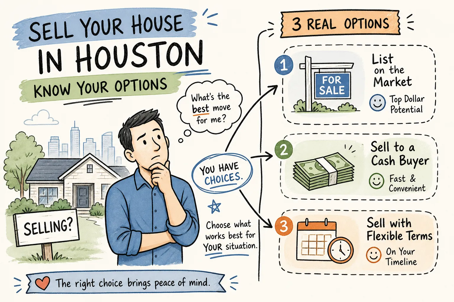 Sell My House in Houston, TX: Know Your Real Options