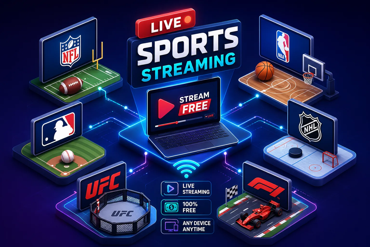 StreamEast – Free Live Streaming NFL, NBA, MLB, NHL, UFC & F1 Sports