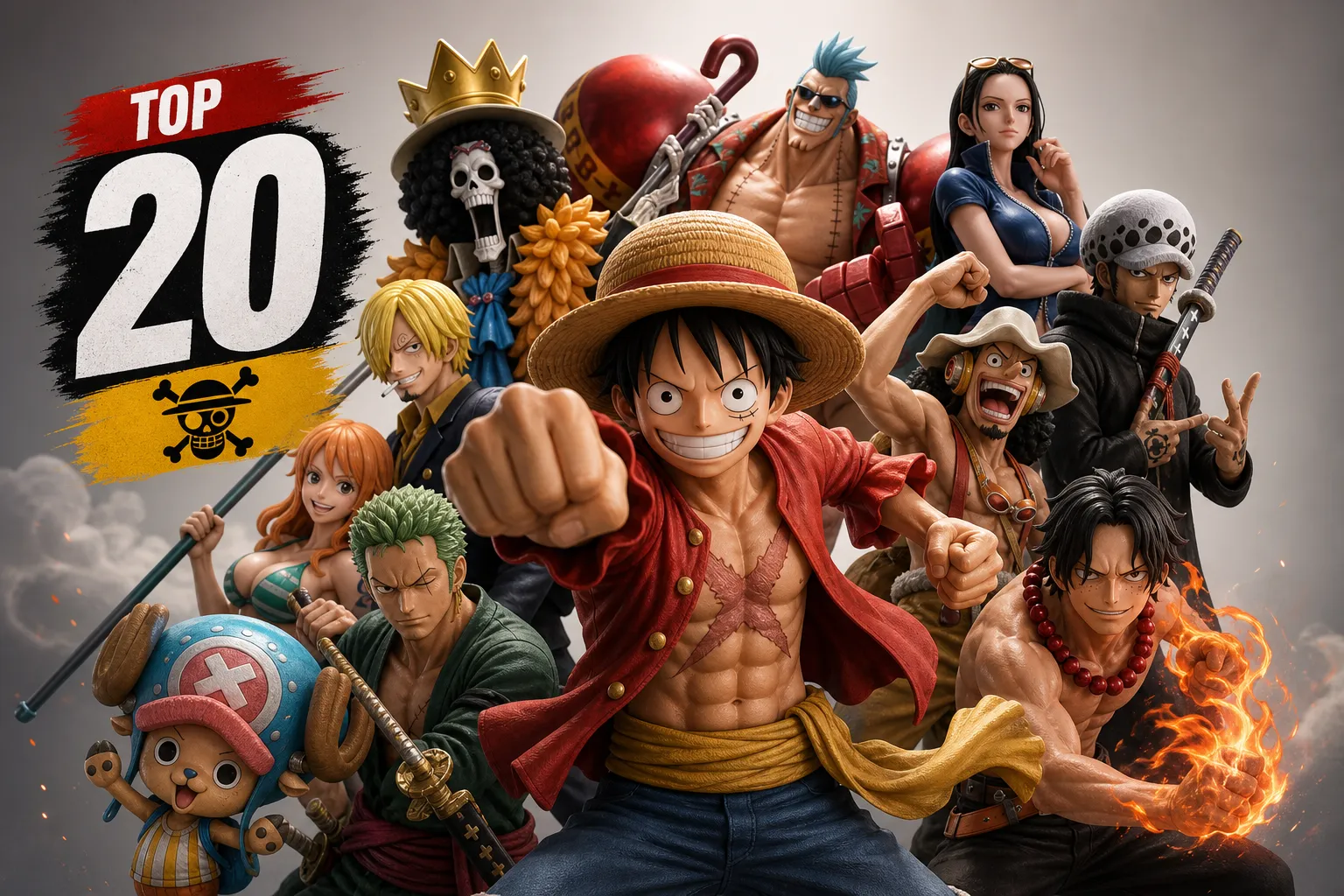Top 20 des personnages One Piece les plus populaires