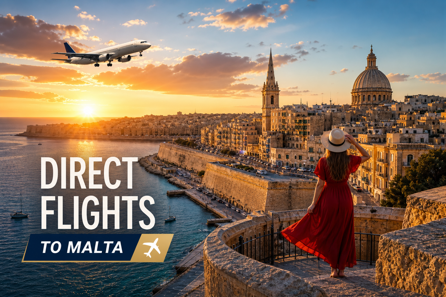 Direct Flights to Malta 2026: Best Airlines from UK & Europe