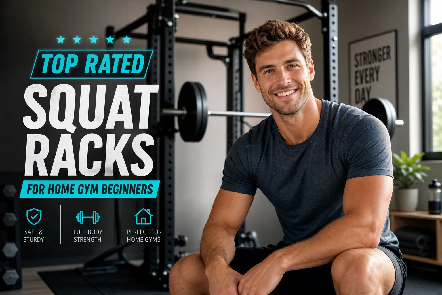 Top Rated Squat Racks for Home Strength Training Beginners